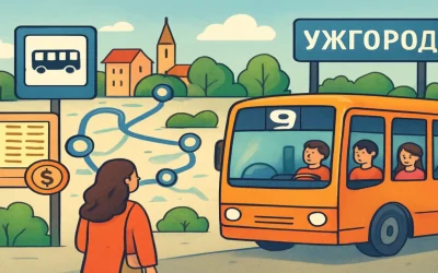 Автобус №9 в Ужгороді: маршрут, зупинки, розклад і ціна проїзду