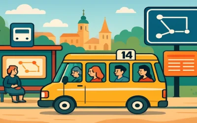 Де їде маршрутка №14 в Ужгороді: зупинки, схема та розклад
