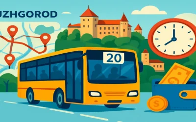 Маршрут автобуса №20 в Ужгороді: куди їде, коли ходить і скільки коштує