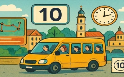 Маршрутка №10 в Ужгороді: актуальний графік, схема руху і тариф
