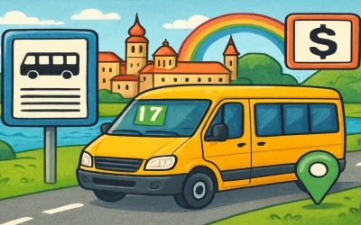 Маршрутка №17 в Ужгороді: графік руху, напрямок і вартість проїзду