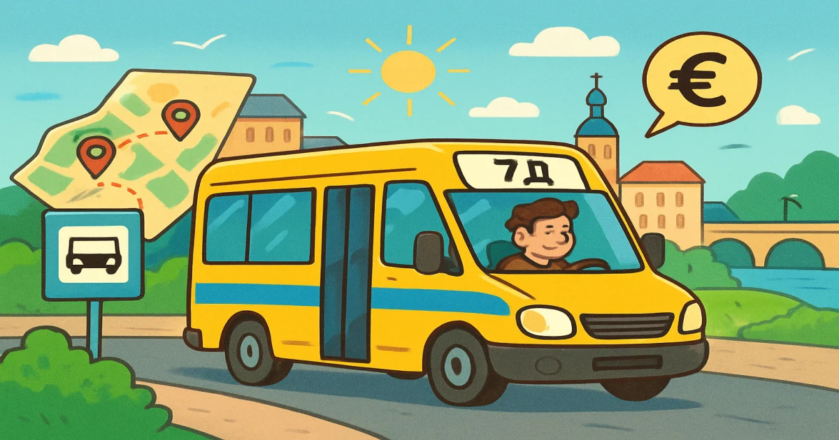 Маршрутка №7Д Ужгород: куди прямує, коли курсує і скільки коштує