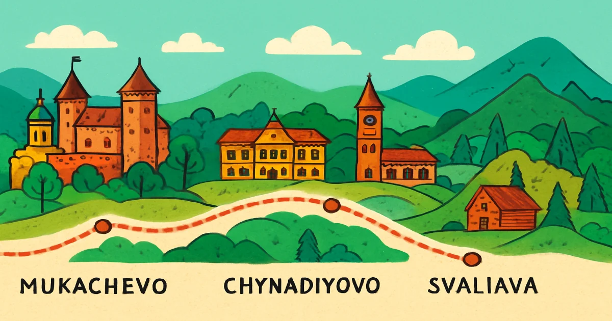 Маршрут Мукачево — Чинадієво — Свалява — Пилипець