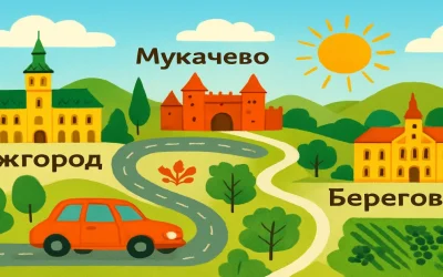 Маршрут Ужгород — Мукачево — Берегово: що подивитися за день