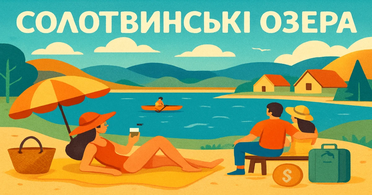 Солотвинські озера: відпочинок, ціни, житло і поради перед поїздкою