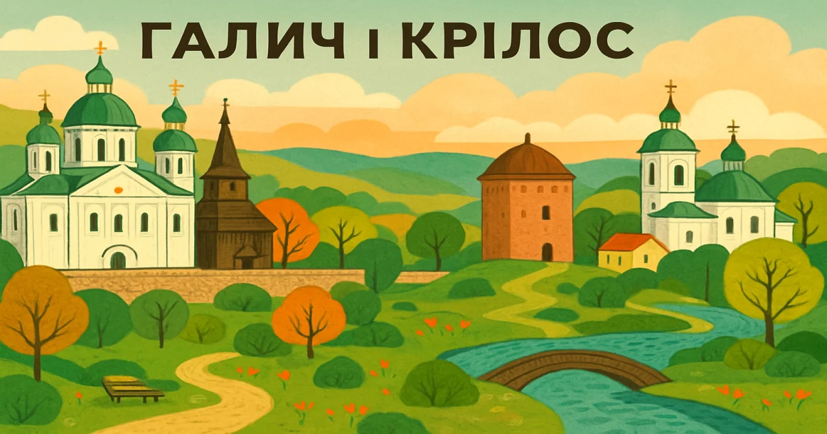 Галич і Крилос: заповідник, музей, церкви та Галицький парк