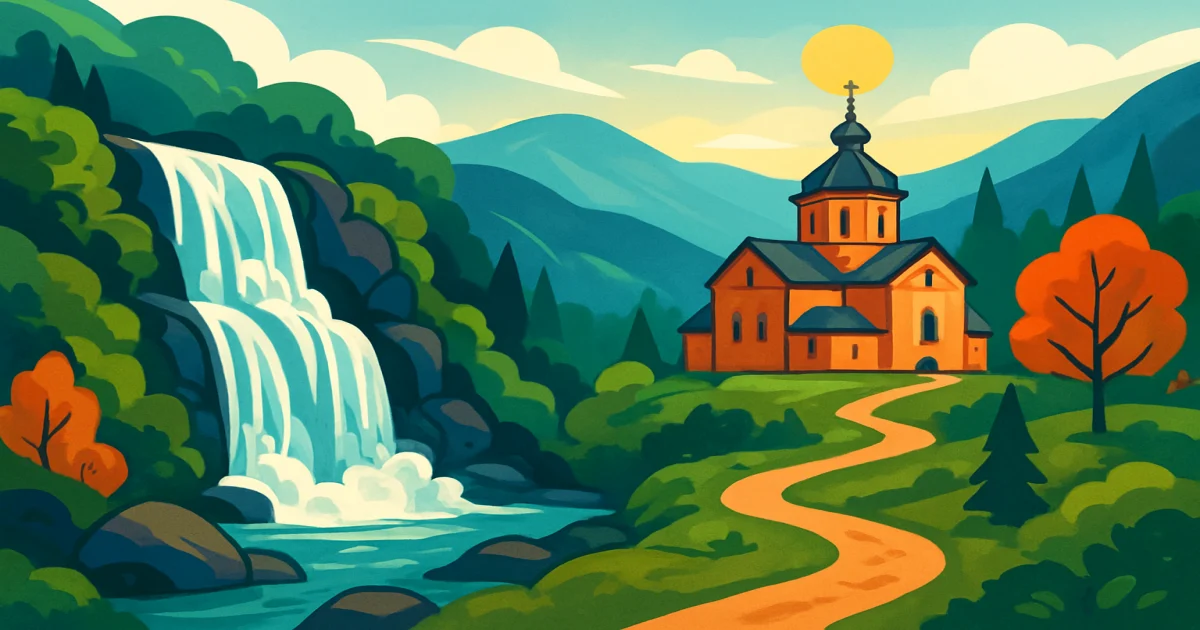 Манявський водоспад і Манявський скит: маршрут на один день